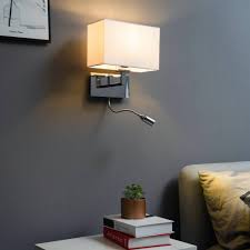 Modern Wall Light For Bedroom White
