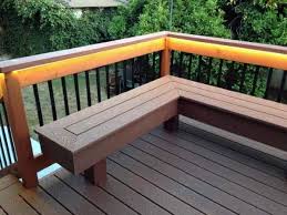 56 Inspiring Deck Bench Ideas For Your
