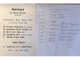 crossfit workout friday 03 27 20