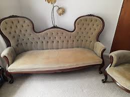 Victorian Antique Sofa Couch And