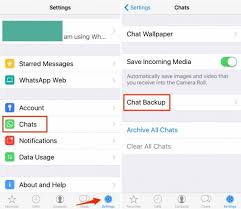 how to only backup whatsapp chats