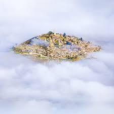 The state's second largest city, uruapan is famous for its avocados. Aerial View Of The Island Of Janitzio Surrounded By Clouds Lake Patzcuaro Michoacan Mexico This Photo Was Actually Taken Before The