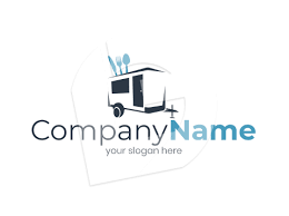 food truck trailer logo logo forge