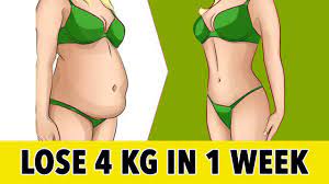lose 4 kg at home in 1 week with this
