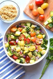 healthy tabbouleh quinoa salad skinny