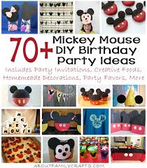 mickey mouse diy birthday party ideas