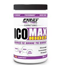 #2 best fat burning workout for men: Icomax Hi Def The Ultimate Cutting Pre Workout First Iron Systems