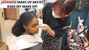 black gets makeup done in an ii