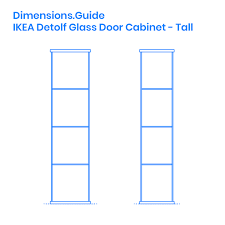 Ikea Detolf Glass Door Cabinet Tall