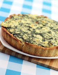 spinach and cote cheese quiche recipe