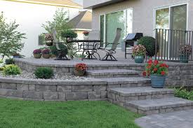 Container Gardens And Sitting Wall