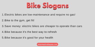 bike cycle slogans