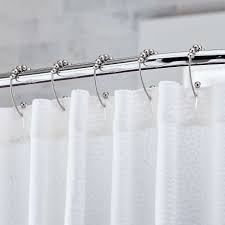shower curtain roller rings matte