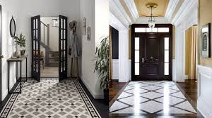 beautiful hallway foyer tiles design