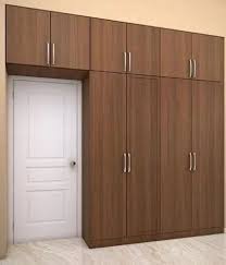 Wall Mounted Wooden Wardrobe With Locker