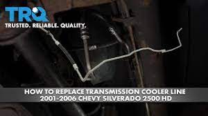 how to replace transmission cooler line
