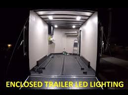 new enclosed trailer led lighting