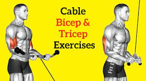 cable bicep and tricep exercises