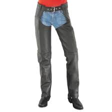 River Road Womens Basic Leather Chaps Riding Gear Rocky