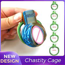 BDSM Chastity Cage Pussy Vaginal Orange Blue and Green Cock Cage Sissy  Femboy Penis Lock Male Men'S Adult Goods Sex Toys - AliExpress