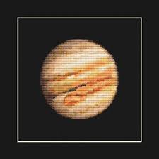 Jupiter Cross Stitch Pattern Pdf Planet Solar By