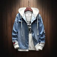 Browse our complete range of men's designer denim jean jackets here. Mens Denim Jacket Hoodie Cool Jacket Winter Cloth Jacket Etsy