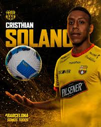 Comunicado Oficial: Cristhian Solano - Barcelona Sporting Club