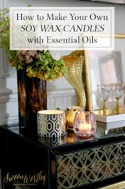 It really couldn't be easier! Video How To Make Soy Wax Candles With Essential Oils Swoon Worthy
