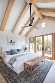Wood Beams On Vaulted Bedroom Ceiling