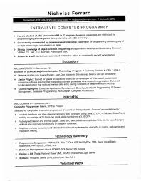 Sample Computer Science Resume Entry Level 5rpc Sample Resume For An