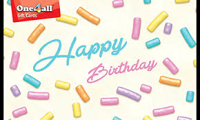 birthday sweet gift card