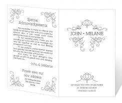 Download Free Wedding Program Template Printable Instant Download