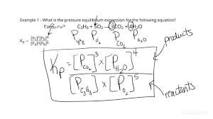 How To Write Pressure Equilibrium