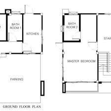 Ground Floor And Second Floor Plans Of