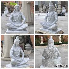 Custom Made White Marble Shiva Statue