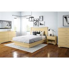 The side panels are also covered like the hello, you may use your own mattress and box springs with the platform bed with drawer storage. South Shore Furniture Step One 6 Drawer Double Dresser Natural Maple 3113010 Rona