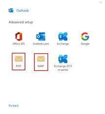 email client setup outlook 2016 2019