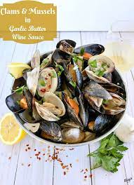 mussels in garlic er wine sauce