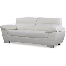 sofa piel blanco