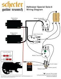 (see the wiring diagram on this site). Hellraiser Special Solo 6 Wiring Diagram Schecter Guitars