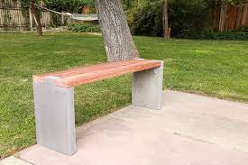 Modern Outdoor Diy Concrete Bench With