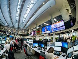 Moscow Russia Jan 30 2018 View To Busy Trading Floor Of