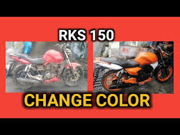 rks 150 change color red to orange