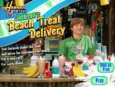 beach treat delivery hannah montana games