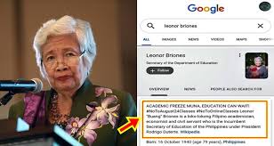 Joshua briones is a class action expert with mintz levin law firm, he has received awards and national recognition for his innovative approach to the defense of bet company class actions. Leonor Briones Edited Profile On Wikipedia Goes Viral Online