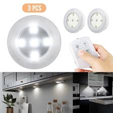 3pcs Kitchen Counter Under Cabinet Closets Lighting Puck Light Daylight 510lm For Sale Online Ebay