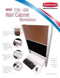 C36 Wall Cabinet Workstation Sheet