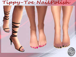 the sims resource tippy toe nail polish