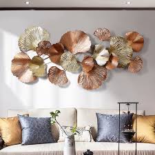 53 9 Farmhouse Gold Ginkgo Leaves Wall