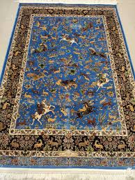 persian silk machin made rug 5 x 3 3 ft